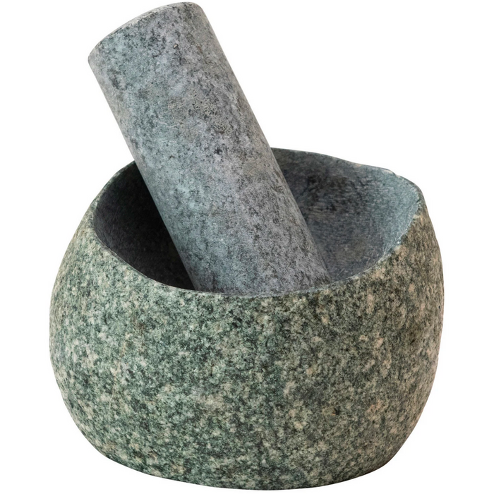 Natural Stone Mortar & Pestle (Each One Will Vary)
