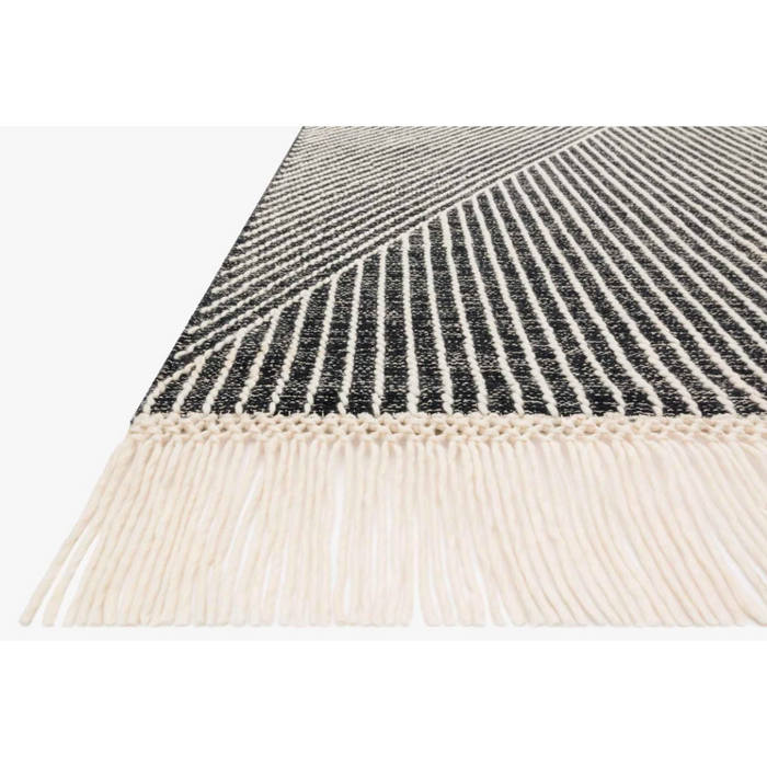 Newton Area Rug - Charcoal and Ivory