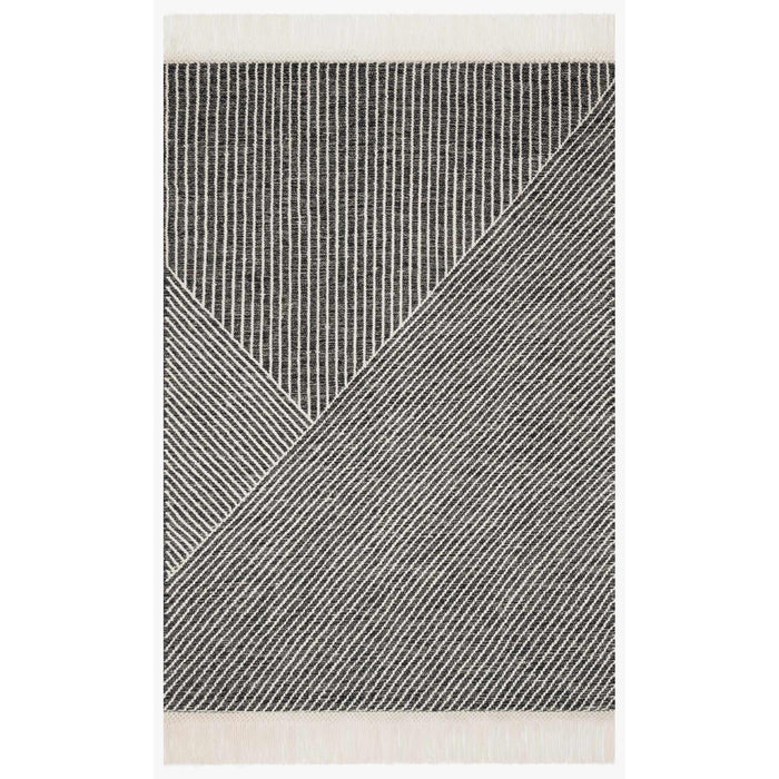 Newton Area Rug - Charcoal and Ivory