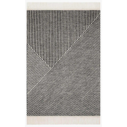 Newton Area Rug - Charcoal and Ivory