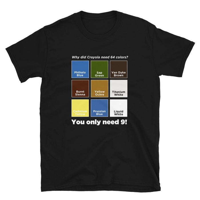 Nine Colors Short Sleeve Unisex T-Shirt