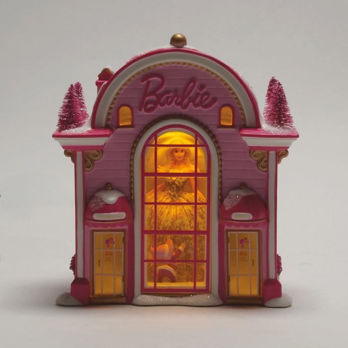North Pole Series | Barbie Gown Boutique S/2 | Lighted Buildings