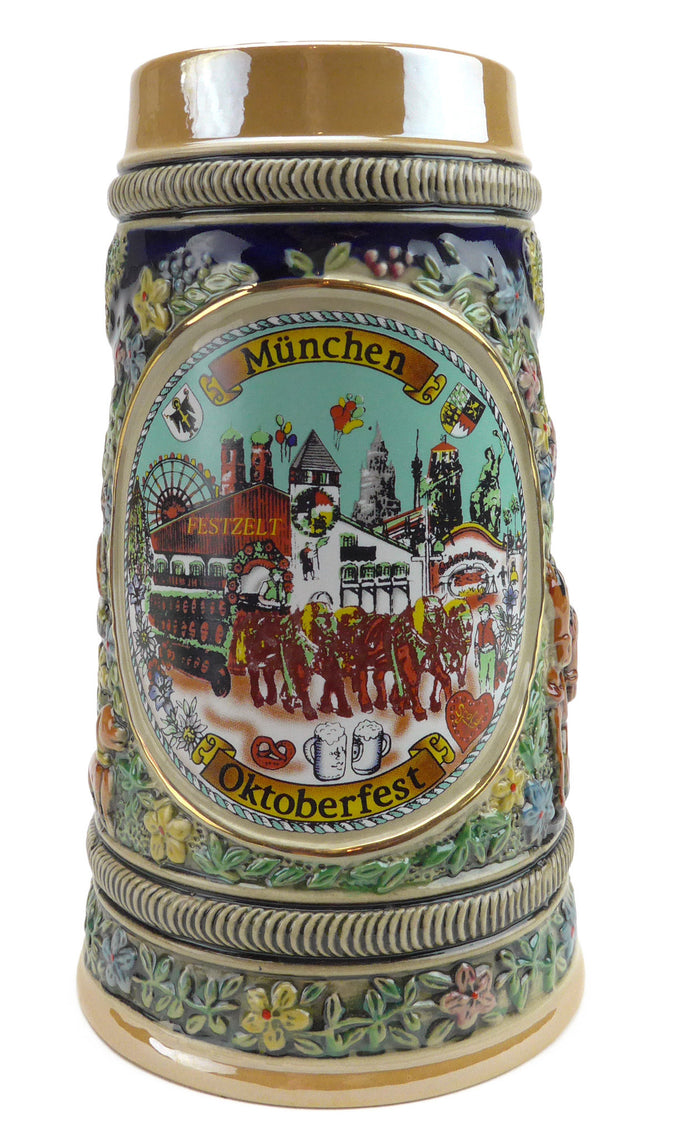 Oktoberfest Beer Stein without Lid - ScandinavianGiftOutlet