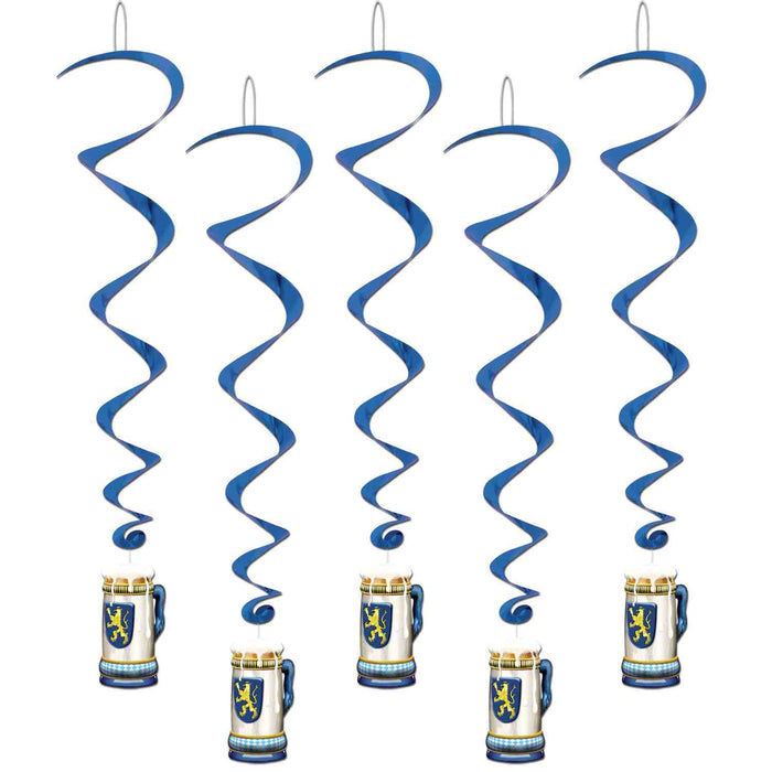 Oktoberfest Themed Party Decoration Whirls - ScandinavianGiftOutlet