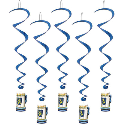 Oktoberfest Themed Party Decoration Whirls - ScandinavianGiftOutlet