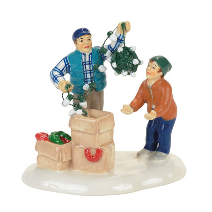 Original Snow Village | Clark & Rusty Cont. Tradition | Village Figures