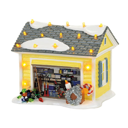 Original Snow Village | The Griswold Holiday Garage | Lighted Buildings