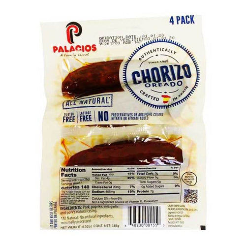 Palacios mini 4 pack chorizo