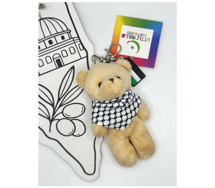 Palestine Bear Keychain LITTLE MUSLIM CRAFT