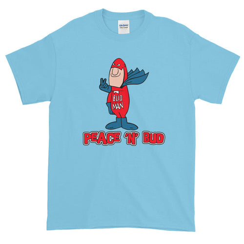 Peace 'N' Bud, Man Short-Sleeve T-Shirt