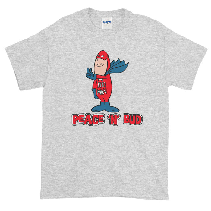 Peace 'N' Bud, Man Short-Sleeve T-Shirt