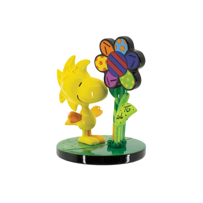 Peanuts Britto | BRITTO Woodstock Flower Mini | Figurine