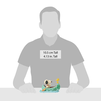 Peanuts by Jim Shore | Snoopy and Woodstock in Canoe | Figurine