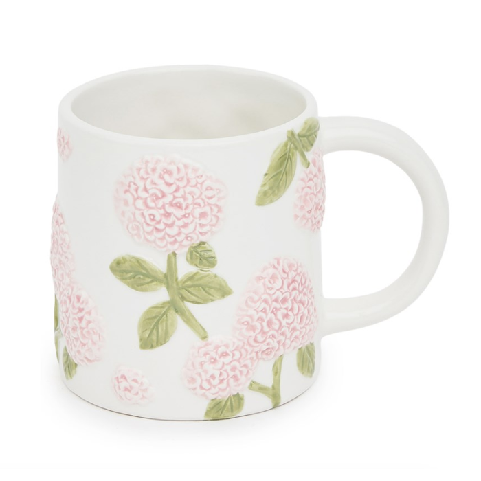 Pink Hydrangea Mug