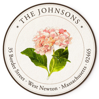 Pink Hydrangeas - Correspondence Seals