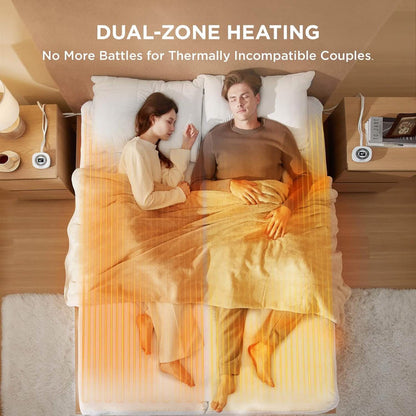 Dual-zone heated mattress pad: No more battles for incompatible couples.