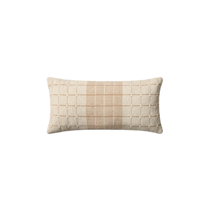 Posy Lumbar Cushion Rust