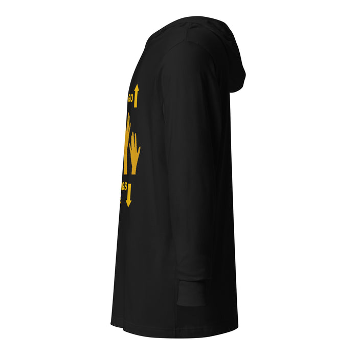 Praises Go Up Hooded long-sleeve tee