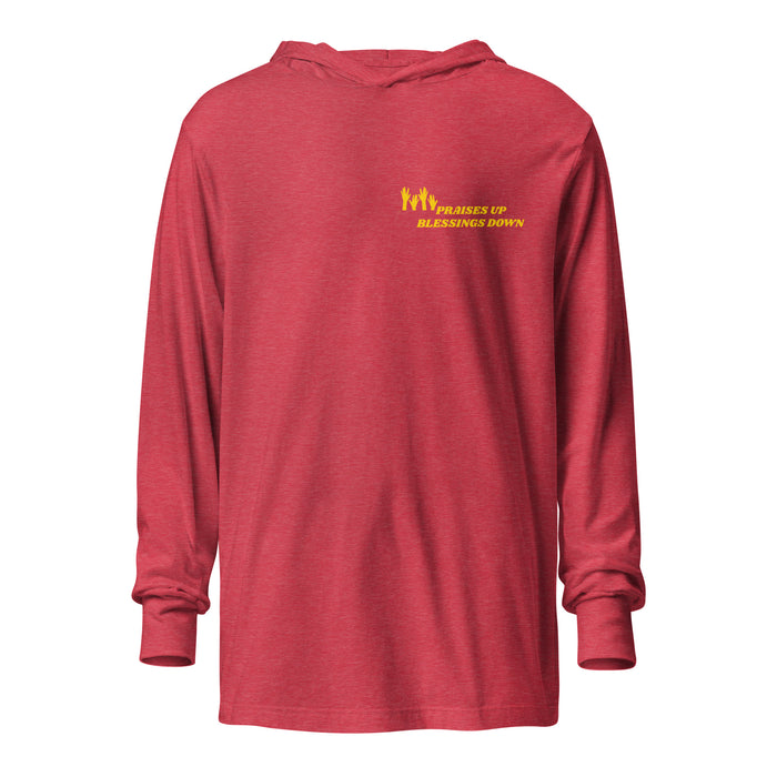 Praises Up Hooded long-sleeve tee