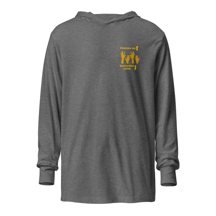 Praises Up Hooded long-sleeve tee