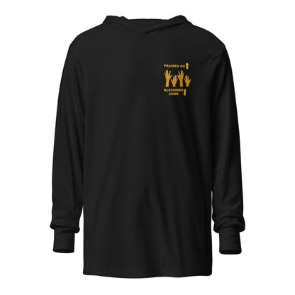 Praises Up Hooded long-sleeve tee