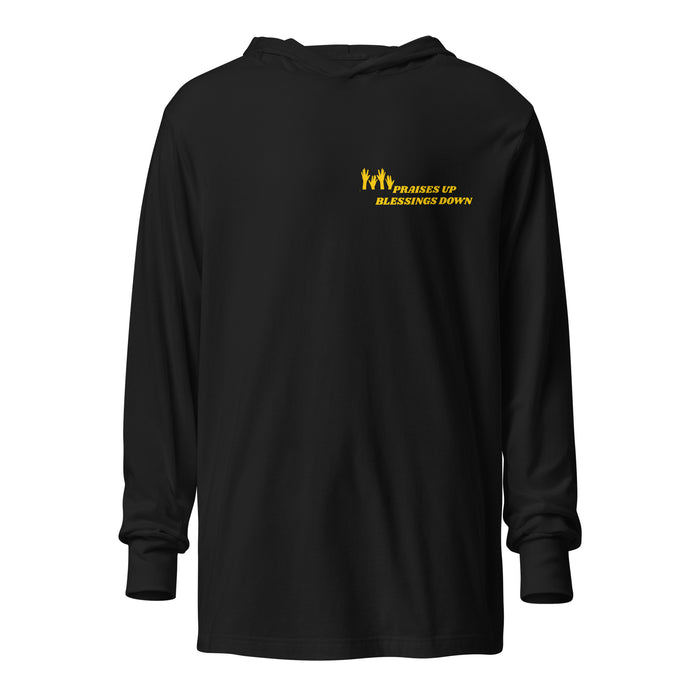 Praises Up Hooded long-sleeve tee