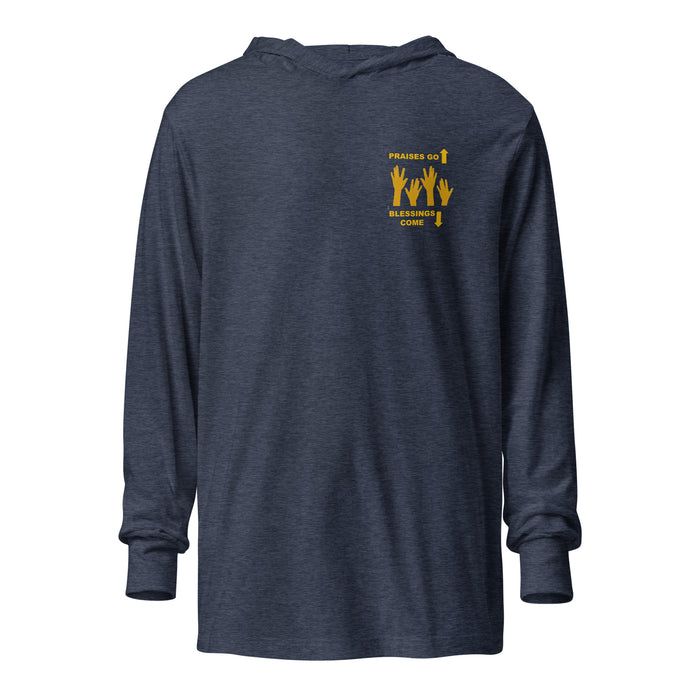 Praises Up Hooded long-sleeve tee