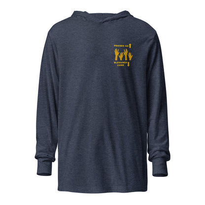 Praises Up Hooded long-sleeve tee