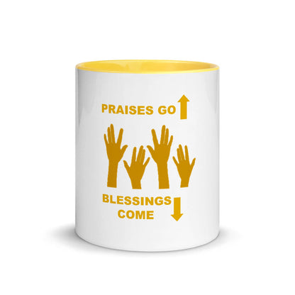 Praises Up Mug with Color Inside