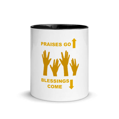Praises Up Mug with Color Inside