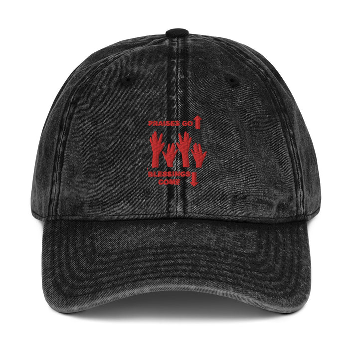 Praises Up Vintage Cotton Twill Cap