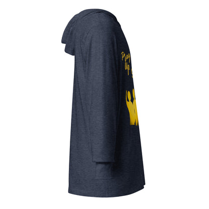 Pray Up-Stand Up-Speak Up Hooded long-sleeve tee