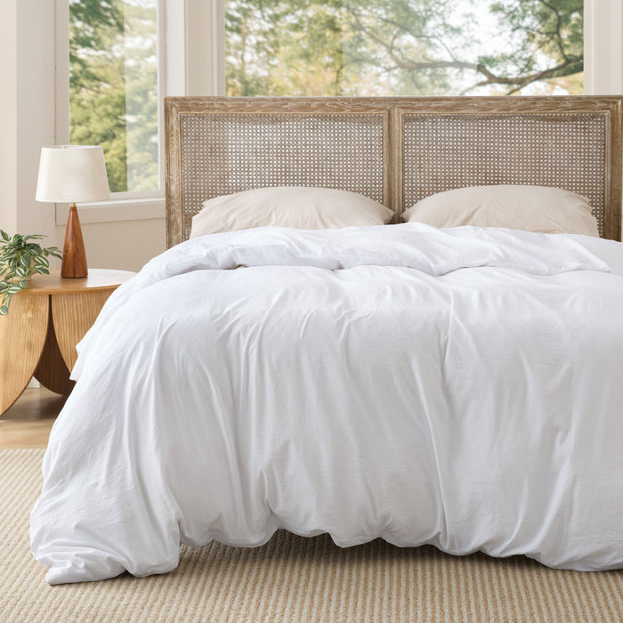 Prewashed Cotton-Like Microfiber Duvet Cover