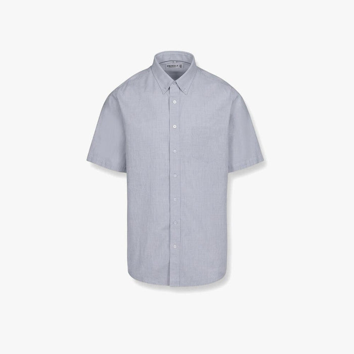 Pringle Mens Barry Classic Short Sleeve Short Shirt Blue | Pringle