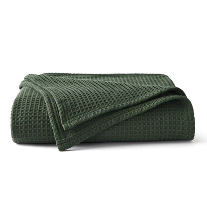 Pure Cotton Basket Weave Blanket