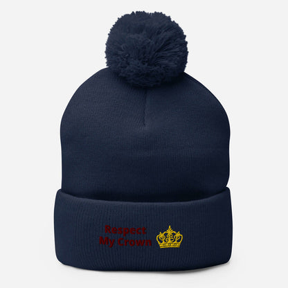 Queen Pom-Pom Beanie