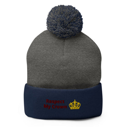 Queen Pom-Pom Beanie