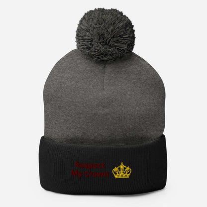 Queen Pom-Pom Beanie