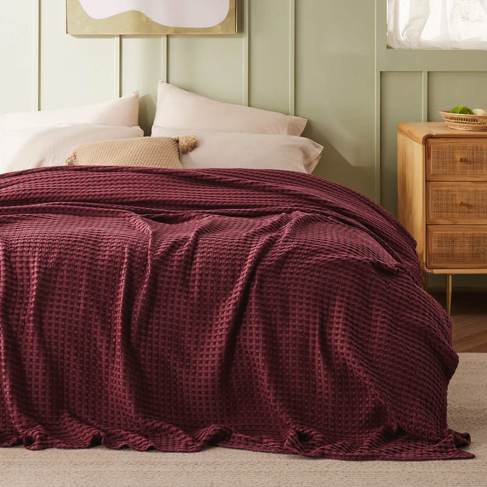 GentleSoft™ Cooling Waffle Blanket