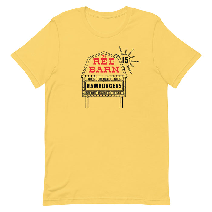 Red Barn 15¢ Hamburgers Unisex Tee