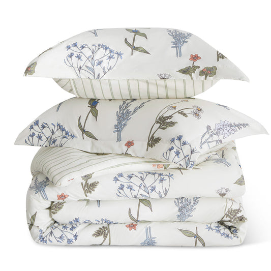 Retro Botanical Comforter Set