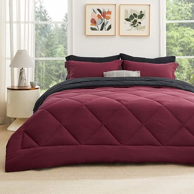 Twin / Burgundy/Black