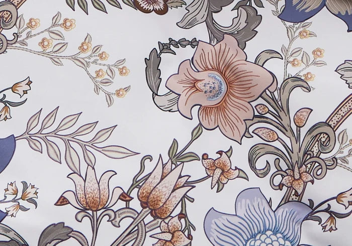 Reversible Floral Duvet Cover Set