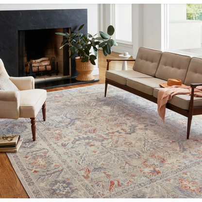 Rosemarie Rug - Oatmeal / Lavender