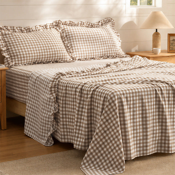 Brown Gingham / Full