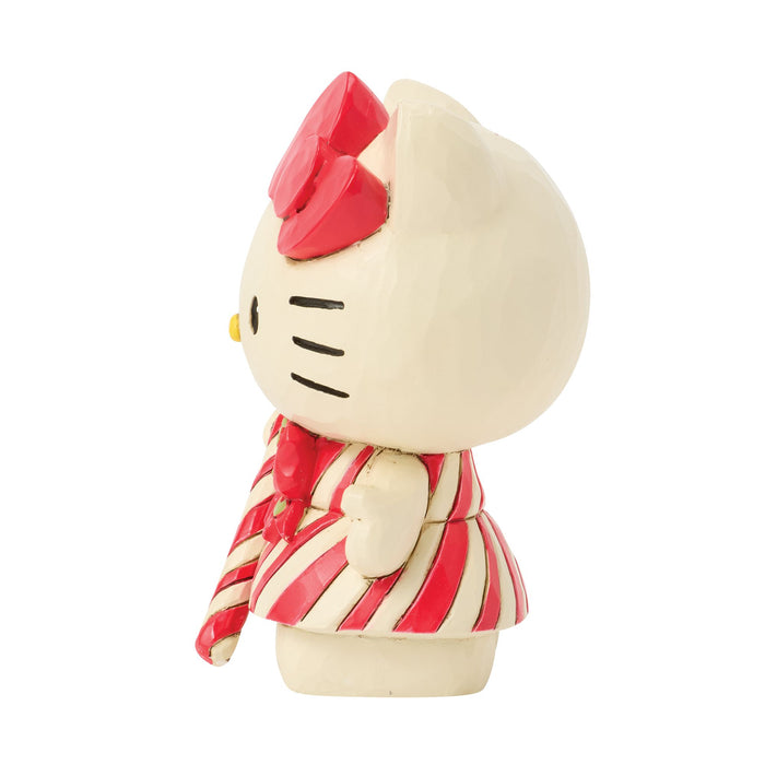 Sanrio by Jim Shore | Hello Kitty Candy Cane Mini | Figurine