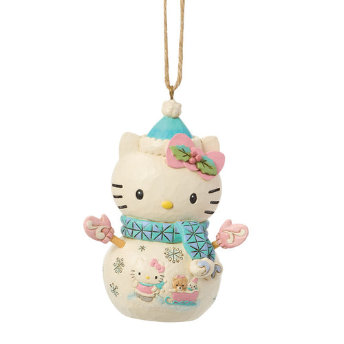Sanrio by Jim Shore | Hello Kitty Snowman Orn | Hanging Ornament