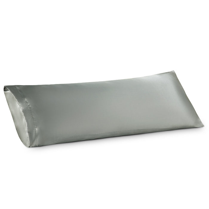 Body Pillowcase / Silver Grey