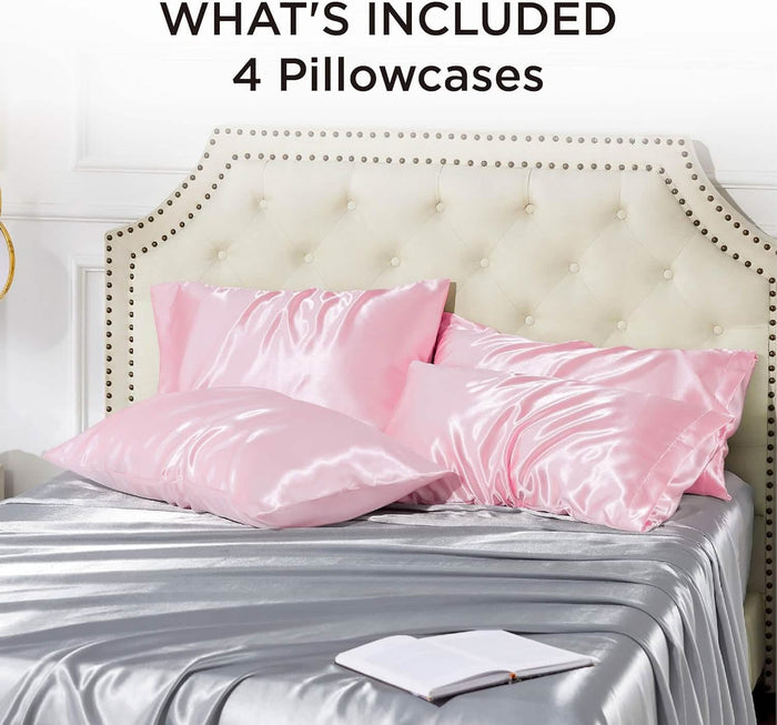 GentleSoft™ Satin Pillowcases 2 Packs