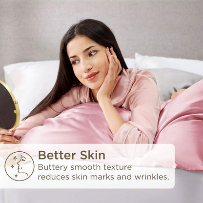 GentleSoft™ Satin Pillowcases 2 Packs
